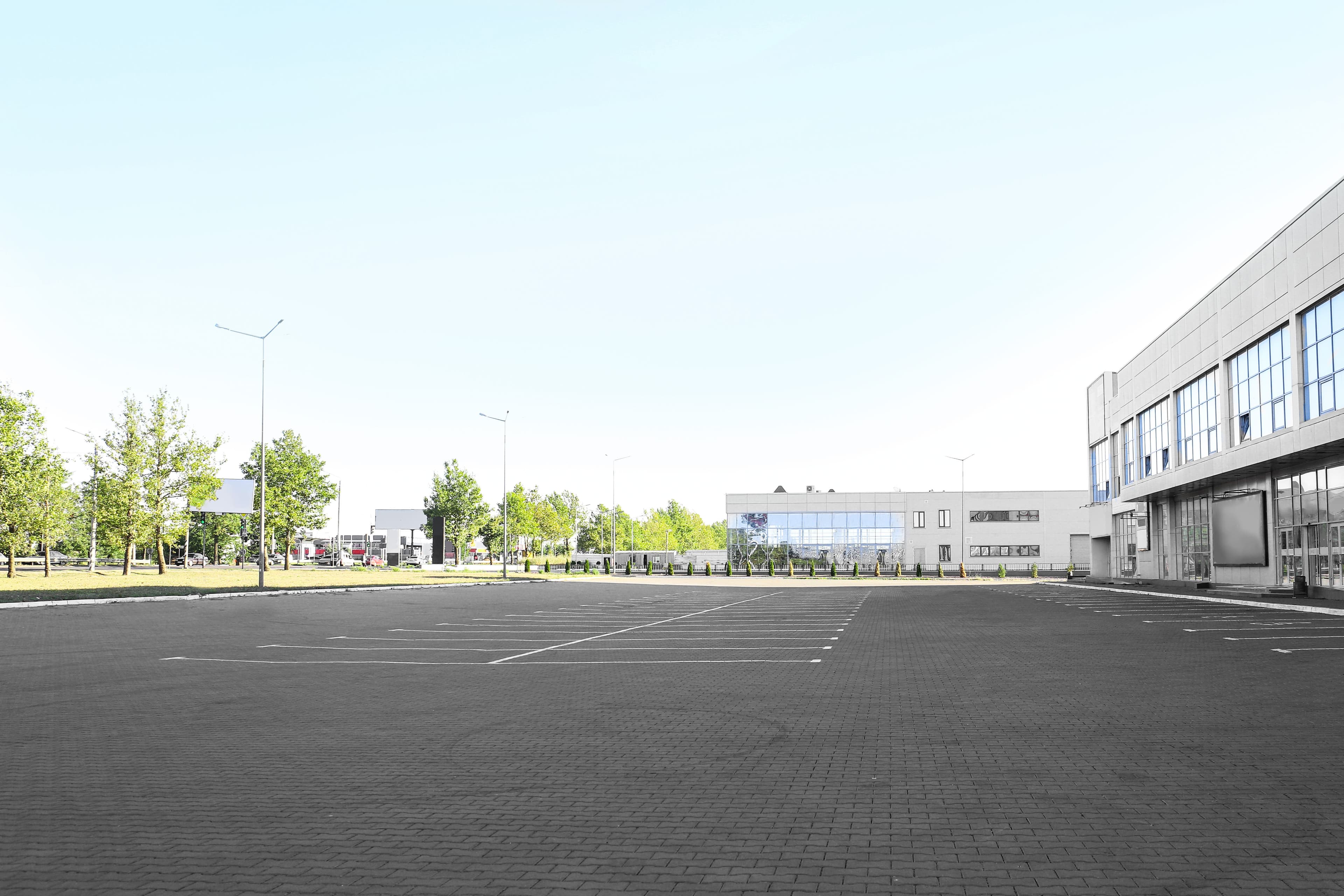 Parking Lot And Garage Pressure Washing image