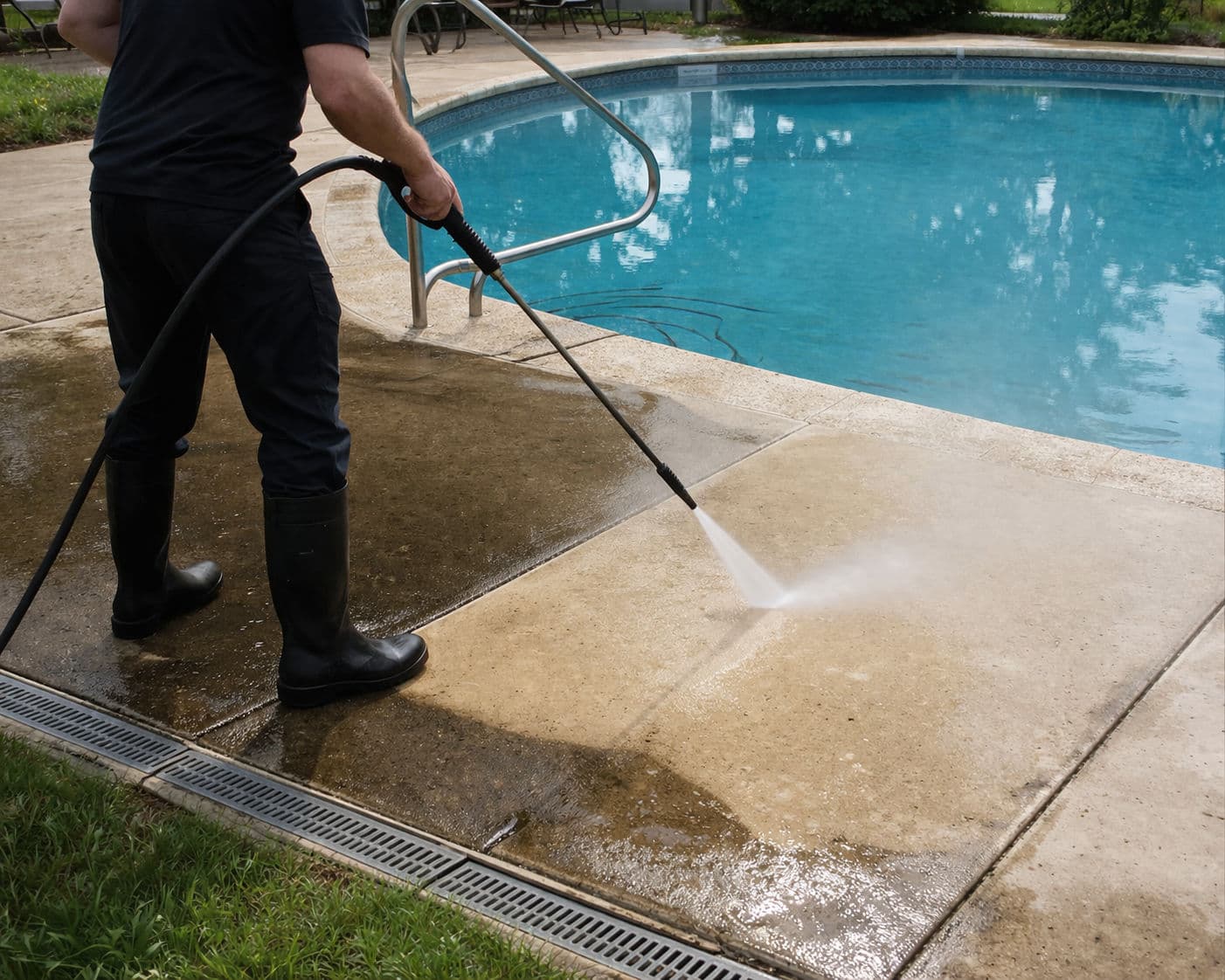 Pool Deck Cleaning image